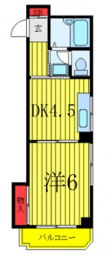 Ｓ．Ｓ．Ｋ　ＢＬＤの間取り図
