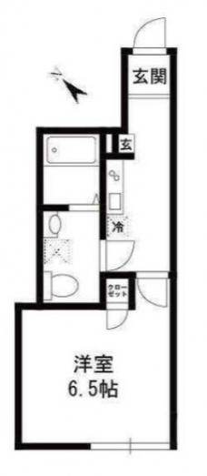 CALMEの間取り図