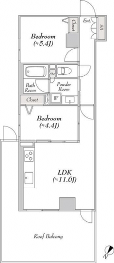 ルミーク文京千石の間取り図