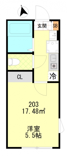 パティシオン中板橋の間取り図