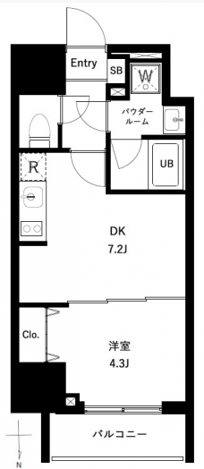 アーバンパーク王子Ⅱの間取り図