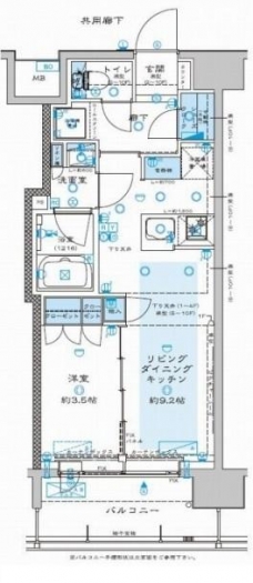 サンクレイドル川口並木の間取り図