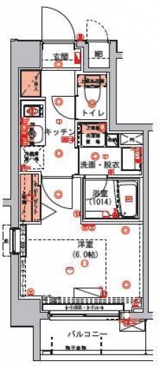 ハーモニーレジデンス東京ウエストの間取り図