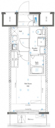 AZEST西川口の間取り図