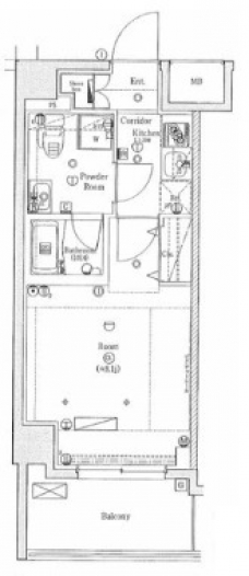 プレール･ドゥーク志村坂上Ⅱの間取り図