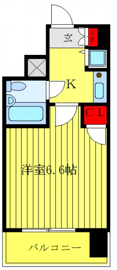 東急ドエル・アルス大塚台の間取り図