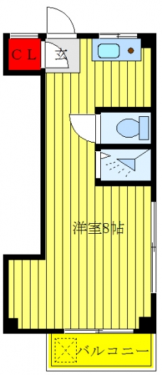 コーポ北澤の間取り図