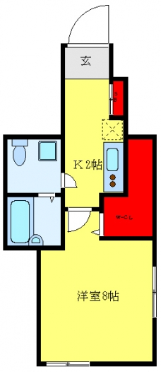 アーベインテラス駒込Ⅱの間取り図