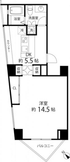 レニール本駒込の間取り図
