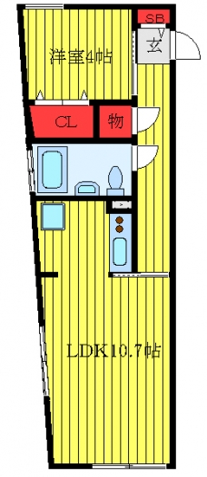 トリニティコートの間取り図