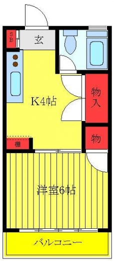 アメニティ千川の間取り図