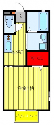 Residence Rose・Kの間取り図