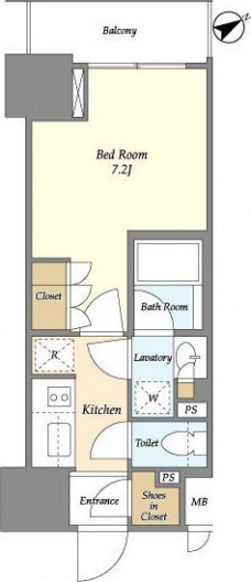 ラティエラ板橋の間取り図