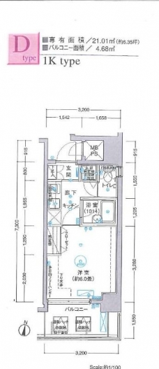 ヴェルト板橋の間取り図