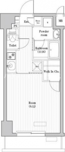 レジデンス北大塚の間取り図