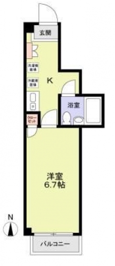 ダイヤモンドレジデンス松が谷の間取り図