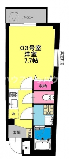 b’CASAライアンヒルズ十条仲原の間取り図
