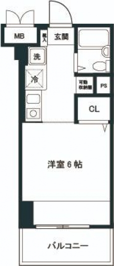 ワコー第３マンションの間取り図
