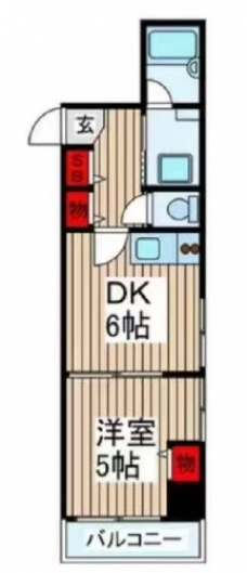 パインプレイスの間取り図