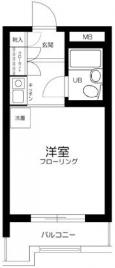 ライオンズマンション椎名町駅前通りの間取り図