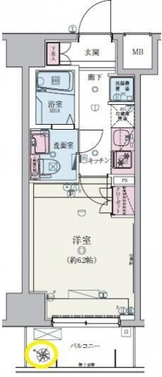 リヴシティ武蔵浦和の間取り図