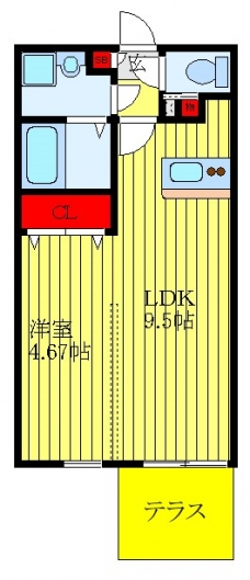 ＺＥＳＴＹ小豆沢公園の間取り図