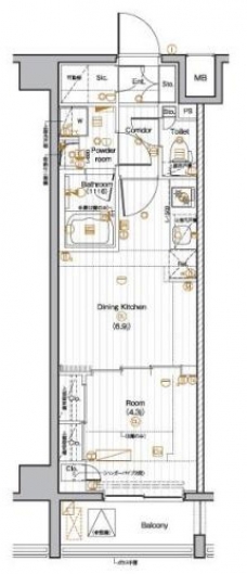 PREMIUM CUBE 池袋本町の間取り図