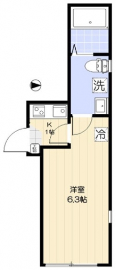ユニヴェール西新井の間取り図