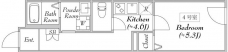 エリタージュの間取り図