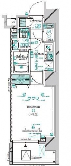 ガリシア千石の間取り図