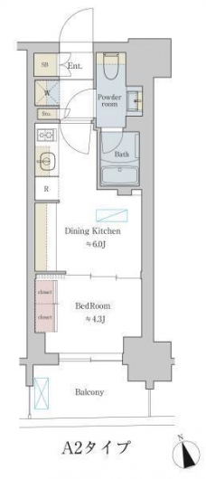 Brillia ist 町屋の間取り図