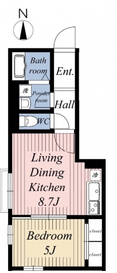 Chez moiの間取り図