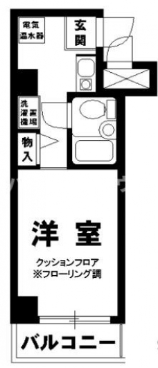 スカイコート東十条の間取り図