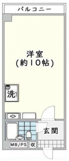ライオンズマンション駒込第５の間取り図