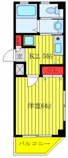 グリオ志茂の間取り図