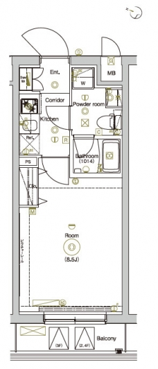 REALIZE志茂の間取り図