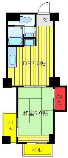 ツインドエルひぐらしの間取り図