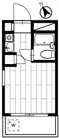ヴェラハイツ椎名町の間取り図