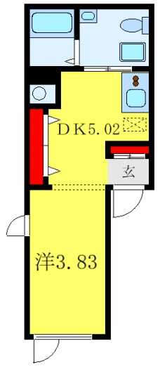 グランデール町屋の間取り図