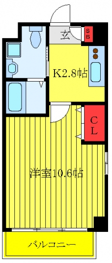 板橋ＫＭコートの間取り図