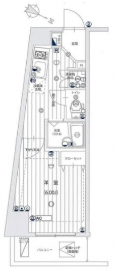 SIN-City本蓮沼ベルグレードの間取り図