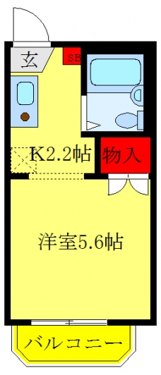 リヴェール・ユウの間取り図