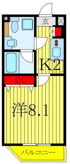 ラフィスタ北赤羽の間取り図