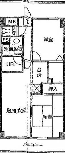 メゾン・カメリアの間取り図