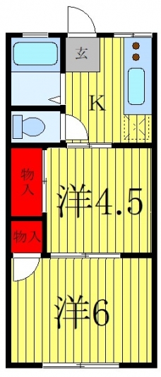 ラ・ヴェール東十条の間取り図