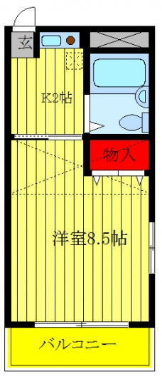 Ｍ＆Ｋの間取り図