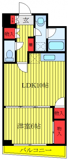 SKT板橋の間取り図