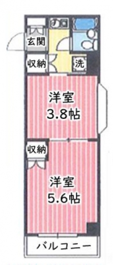 ホーユウコンフォルト西川口の間取り図