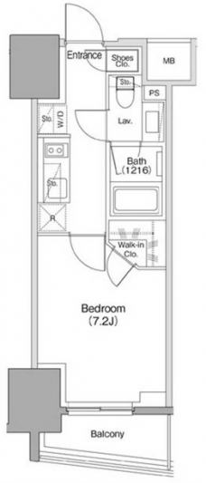 ザ・パークハビオ本郷菊坂の間取り図