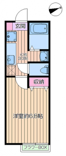 アネックス東川口の間取り図
